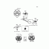 Схема узла: Наклейки для Kawasaki ZX1000 Ninja H2
