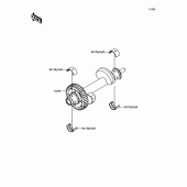 Схема вузла: Балансир для Kawasaki EX650 Ninja 650 ABS