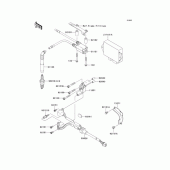 Схема вузла: Котушка запалювання для Kawasaki EJ650 W650