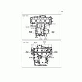 Схема вузла: Болти картера двигуна для Kawasaki ZX1400 ZZR1400 ABS