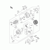 Схема вузла: Генератор для Kawasaki ZG1200 Voyager XII