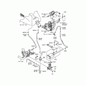 Схема вузла: Fuel Evaporative System для Kawasaki VN1700 Vulcan 1700 Voyager Custom ABS