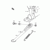 Схема вузла: Stand(s) для Kawasaki ZR900 Z900 ABS