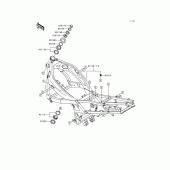 Схема вузла: Рама для Kawasaki ZX600 Ninja ZX-6