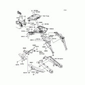 Схема вузла: Заднє крило для Kawasaki ZX1000 Z1000SX ABS