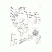 Схема вузла: Масляний насос & Масляний фільтр для Kawasaki VN1600 Vulcan 1600 Classic