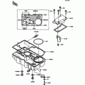 Схема вузла: Breather body/oil pan для Kawasaki ZX900 GPZ900R