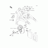 Схема вузла: Fuel injection для Kawasaki VN1500 VN1500 Classic FI