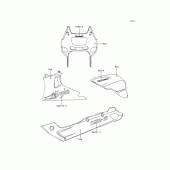 Схема вузла: Decals(red)(zx600-e3) для Kawasaki ZX600 Ninja ZX-6