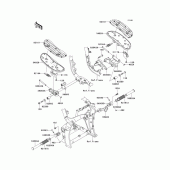 Схема вузла: Підніжки для Kawasaki VN2000 Vulcan 2000 Limited