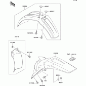 Схема узла: Крыло для Kawasaki KX125