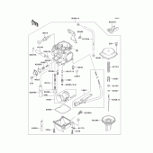 Схема вузла: Карбюратор(1/2) для Kawasaki KLX300R