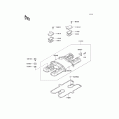 Схема узла: Клапанная крышка для Kawasaki ZG1200 Voyager XII