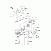 Схема вузла: Повітряний фільтр Kawasaki KZ1000 Police