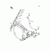 Схема вузла: Рама для Kawasaki ZR1200 ZRX1200R