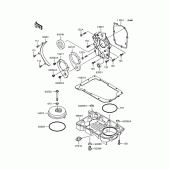 Схема вузла: Масляний піддон для Kawasaki ZR400 Zephyr X