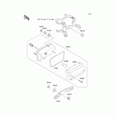 Схема вузла: Taillight(s) для Kawasaki EX250 ZZR250
