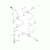 Схема вузла: Ignition system для Kawasaki EX500 Ninja 500R
