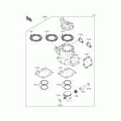 Схема узла: Опционные детали для Kawasaki KX250/ KX252 KX250
