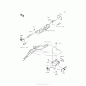 Схема вузла: Reflectors (Cn) для Kawasaki KLX140 KLX140L