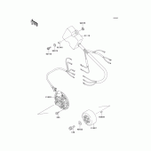 Схема узла: Генератор для Kawasaki KX125