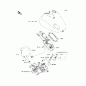 Схема вузла: Fuel pump для Kawasaki VN1500 Vulcan 1500 Nomad Fi