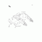 Схема вузла: Chain cover для Kawasaki ZX600 Ninja ZX-6R