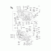 Схема вузла: Картер двигуна для Kawasaki KX250/KX252 KX250
