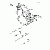 Схема вузла: Frame fitting для Kawasaki VN1500 Vulcan 88