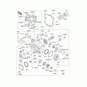 Схема вузла: Front bevel gear(1/3) для Kawasaki ZG1000 Concours
