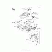 Схема вузла: Rear Fender(S) для Kawasaki ZX1400 Ninja ZX-14R ABS
