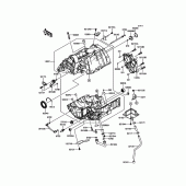 Схема вузла: Картер двигуна для Kawasaki KLE650 Versys 650 ABS