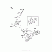 Схема вузла: Рама для Kawasaki AX125 Fury 125R