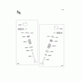 Схема вузла: Клапан(и)(1/2) для Kawasaki ZG1400 Concours 14 ABS