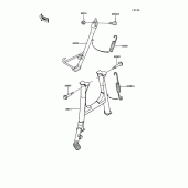 Схема вузла: Підставка для Kawasaki ZG1000 1000GTR