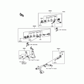 Схема вузла: Аксесуари (Helmet Lock etc.) для Kawasaki EN650 Vulcan S ABS