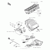 Схема вузла: Fuel Injection для Kawasaki ZX1000 Ninja 1000 ABS