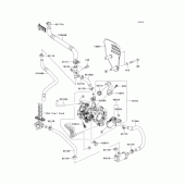 Схема вузла: Throttle для Kawasaki BJ250 250TR