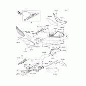 Схема вузла: Side covers для Kawasaki ZX636 Ninja ZX-6R