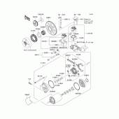 Схема вузла: Starter motor для Kawasaki VN900 Vulcan 900 Custom