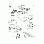 Схема узла: Информационные наклейки для Kawasaki ZX1200 Ninja ZX-12R