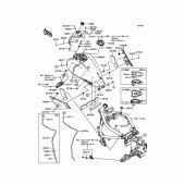 Схема вузла: Паливний бак для Kawasaki EN650 Vulcan S ABS