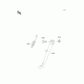 Схема вузла: Stand(s) для Kawasaki EL250 Eliminator 250