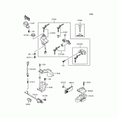 Схема вузла: Замок запалювання для Kawasaki ZR400 Zephyr X