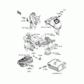 Схема узла: Fuel Injection для Kawasaki KLE650 Versys 650