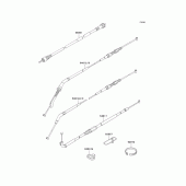 Схема вузла: Троси для Kawasaki ZG1000 Concours