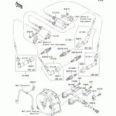 Схема вузла: Ignition system для Kawasaki VN1600 VN1600 Mean Streak