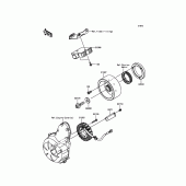 Схема вузла: Генератор для Kawasaki EN650 Vulcan S