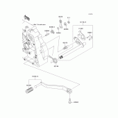 Схема вузла: Перемикач передач для Kawasaki KLX125 KLX125