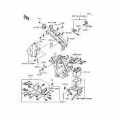 Схема вузла: Електроустаткування для Kawasaki KL110 KSR